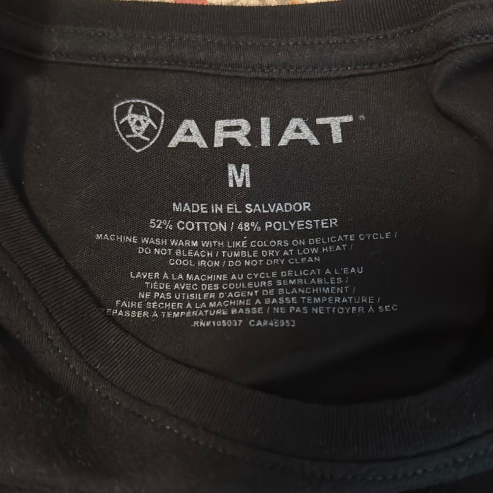 Ariat Black Sleeveless Top with Colorful Eagle Design - Picture 2 of 3